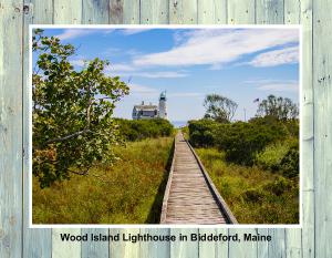 Wood Island Lighthouse in Biddeford, Maine