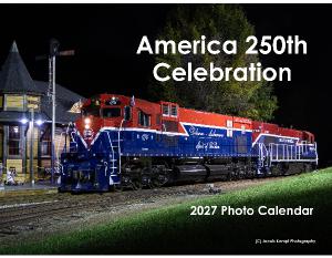 2027 Wall Calendar - Railroads Celebrate America!