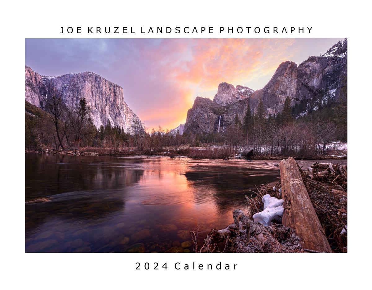 Joe Kruzel Landscape Photography 2024 Calendar