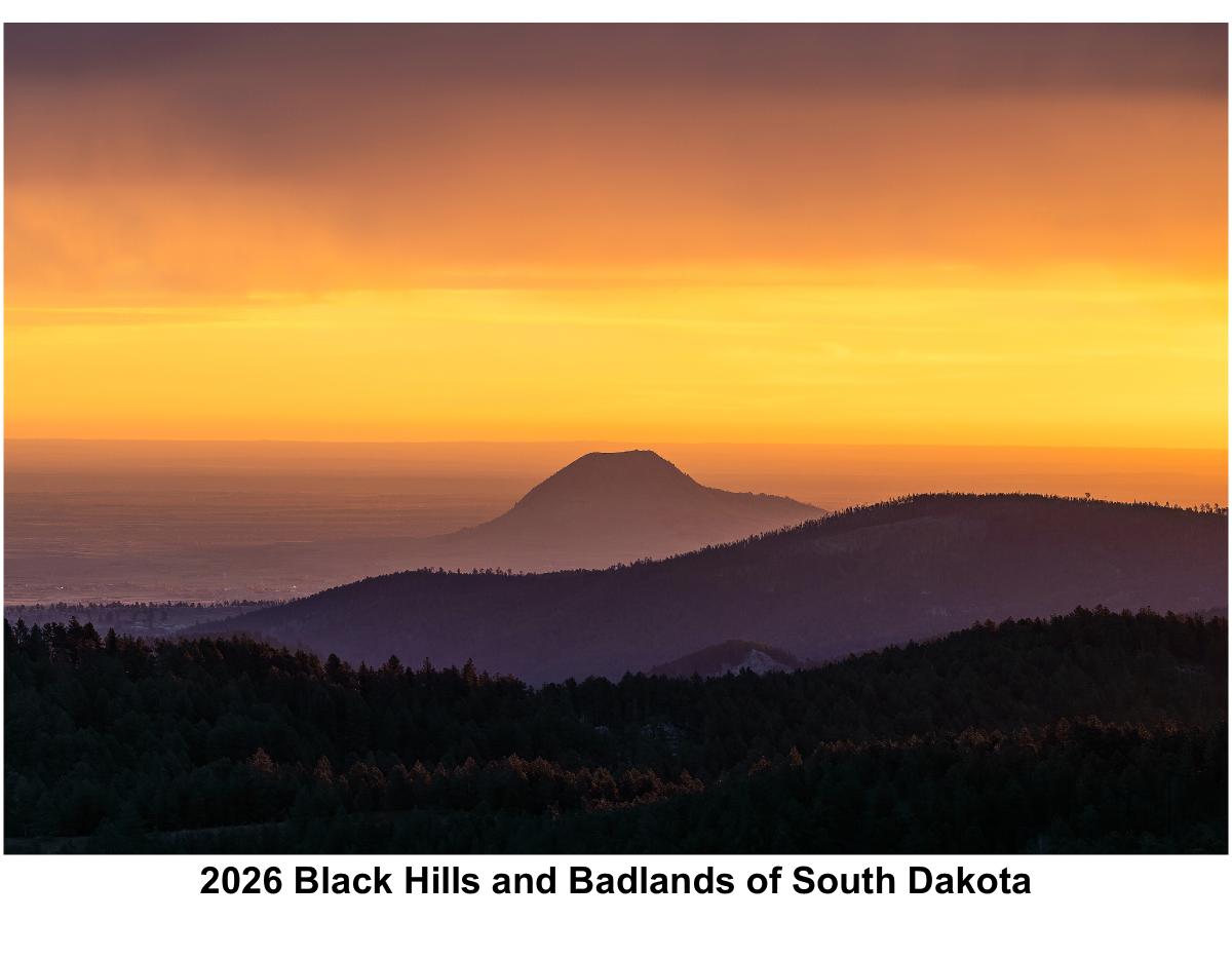 2023 Black Hills and Badlands of South Dakota Calendar Create Photo