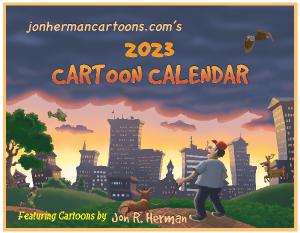 Jon Herman's 2023 Cartoon Calendar!