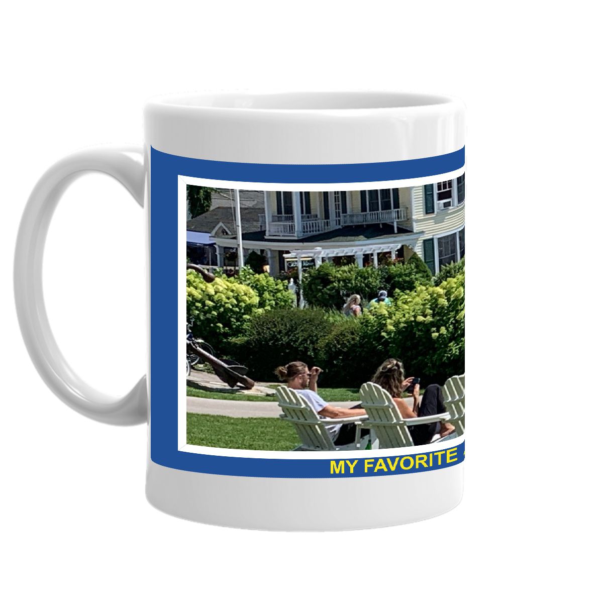 Mackinac Island Favorite Zip Code Photo Mug