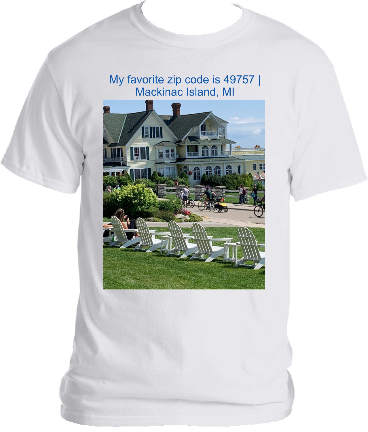Mackinac Island My Favorite Zip Code T-shirt