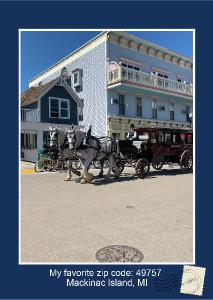 Mackinac Island Photo Card