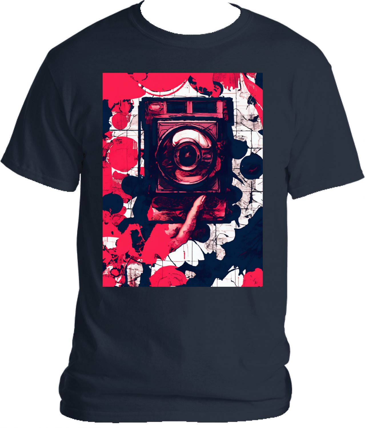 Camera pop art t-shirt