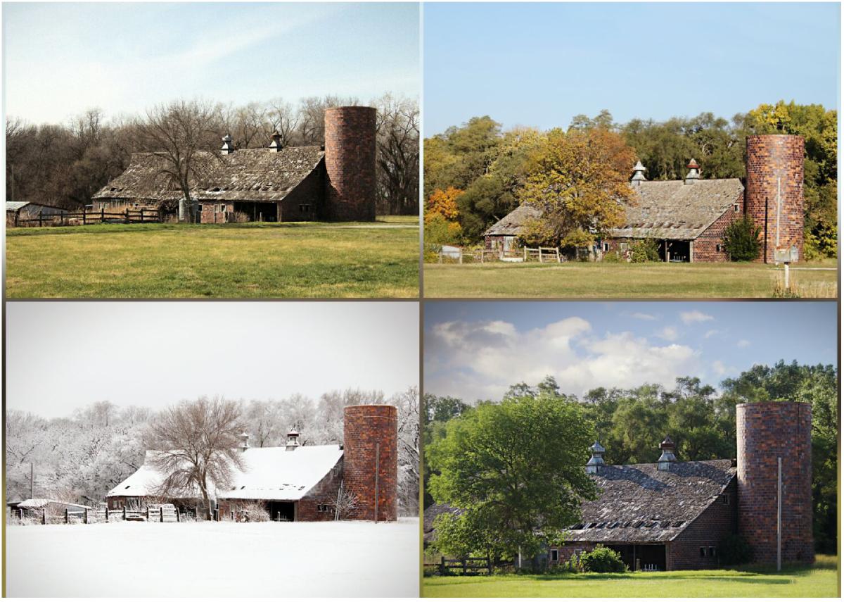 Four Season Nebraska barns