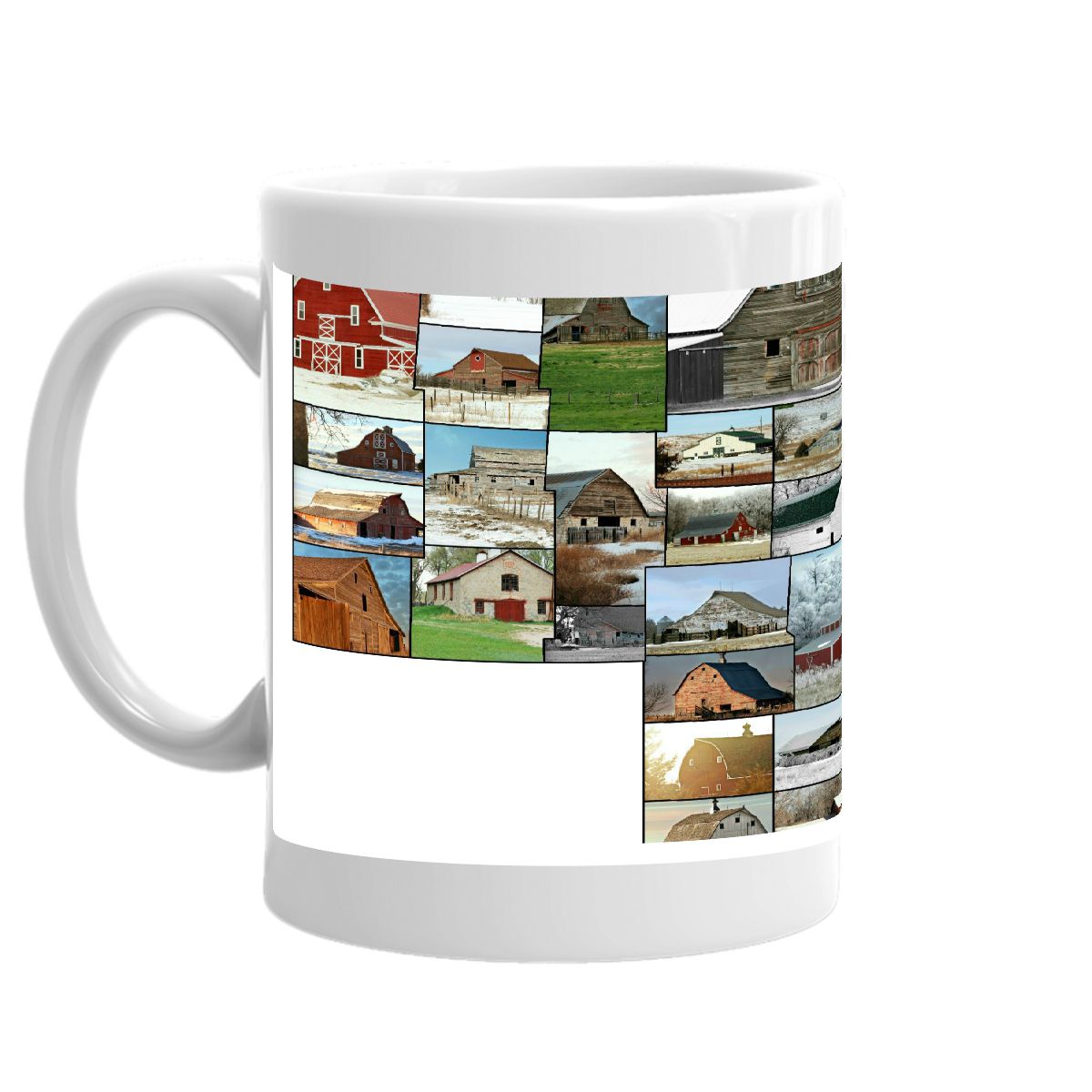 A Nebraska Barn Journey Mug