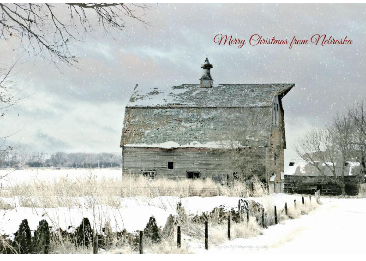 Nebraska Christmas Card Sherman County
