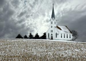 Nebraska Card... Buffalo County Church..Shelton