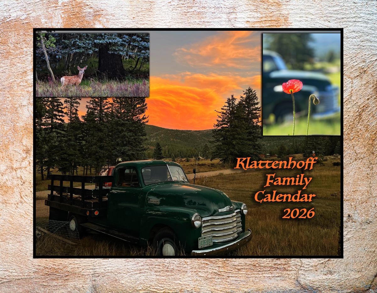 Family calendar 2026