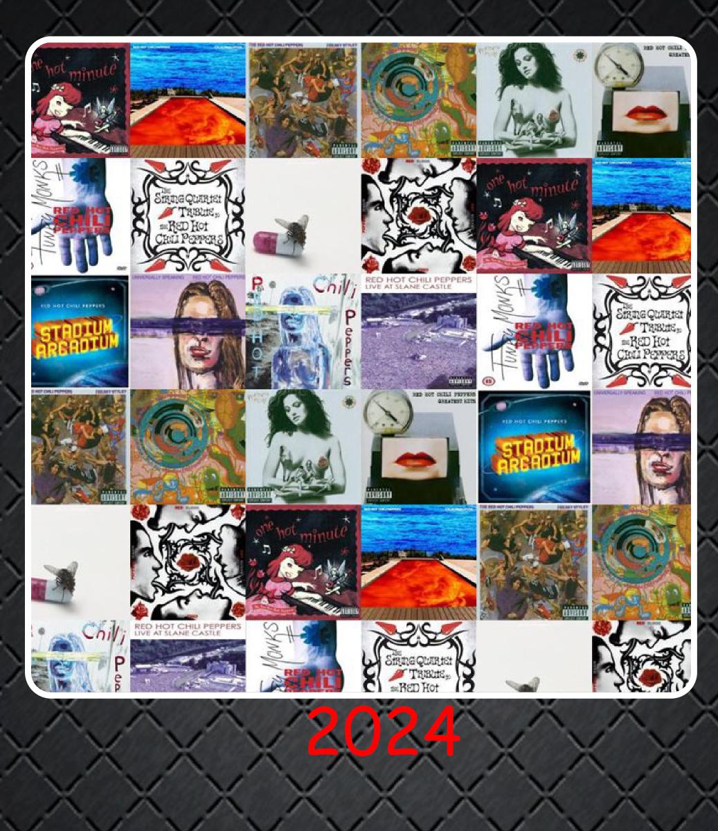 The RHCP CD case calendar 2023