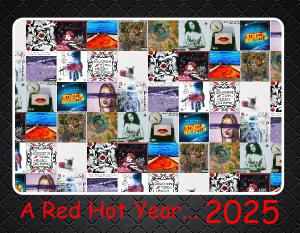 The RHCP Album cover calendar 2024