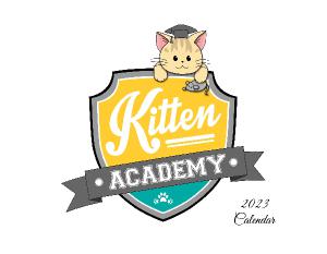 Kitten Academy Wall Calendar