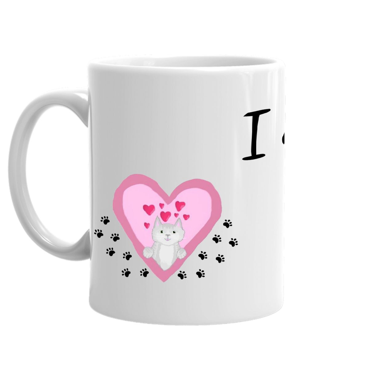 Kitty Heart Mug