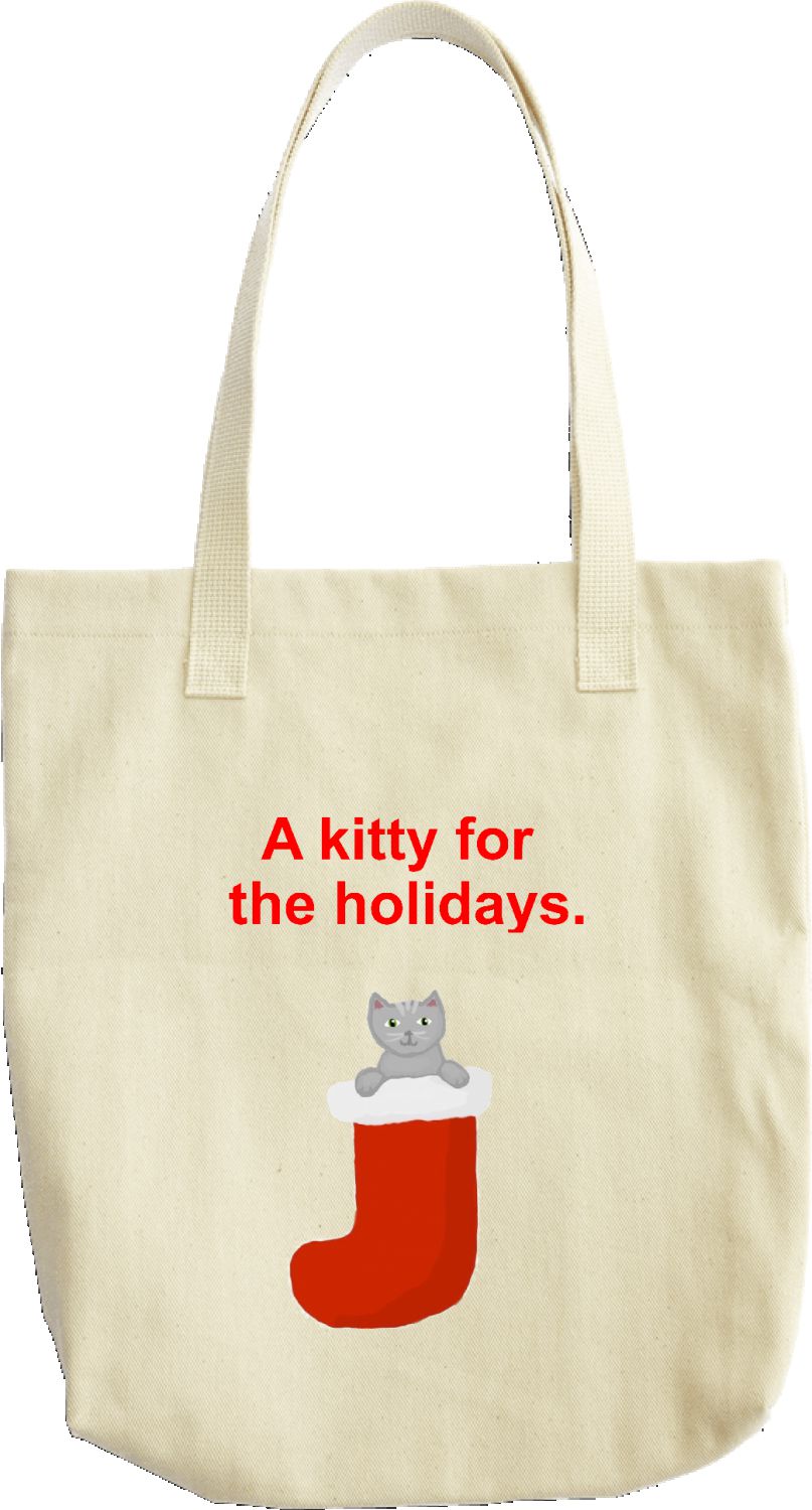 Kitty Holidays Tote Bag
