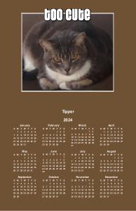 Tipper Poster Calendar