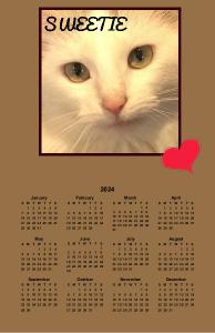 SWEETIE Poster Calendar