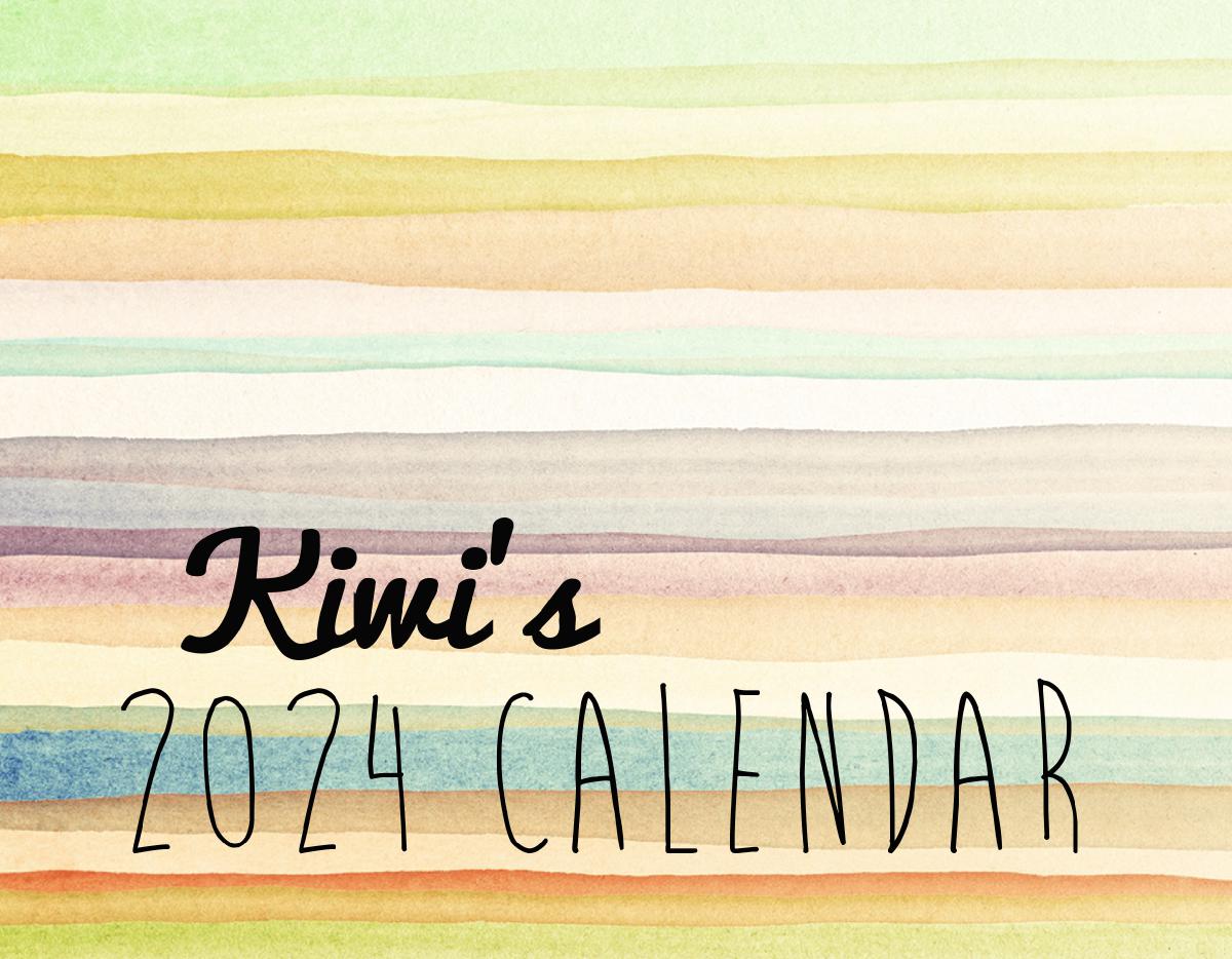 Kiwi-All-Year 2024 Calendar