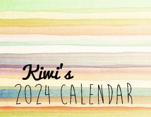 Kiwi-All-Year 2024 Calendar