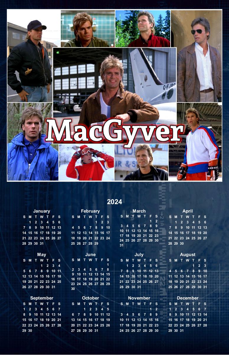 2024 MacGyver Calendar