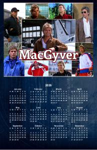 2026 MacGyver Poster Calendar