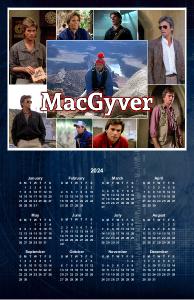 2024 MacGyver Poster Calendar