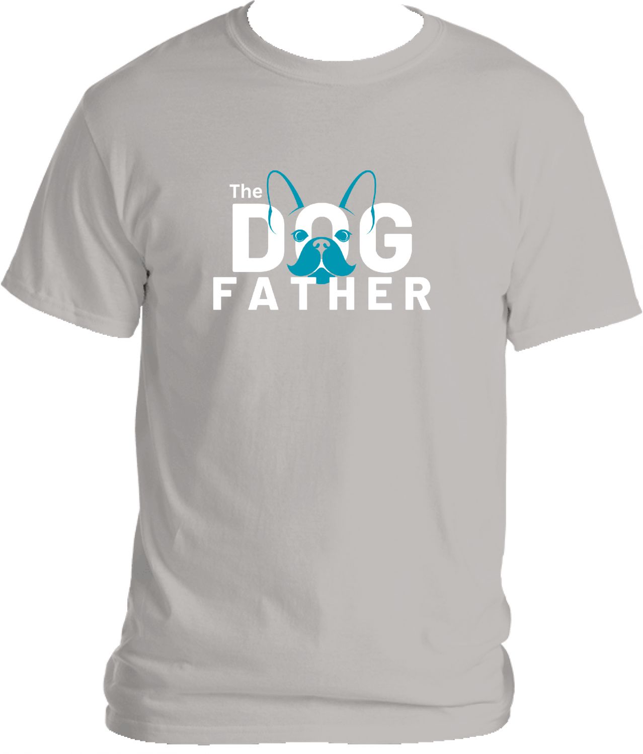 Grey T Shirt Dog Father