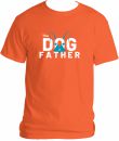 Orange T Shirt Dog Father