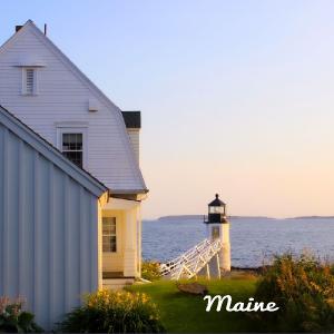 Scenic Maine 5x5 Card