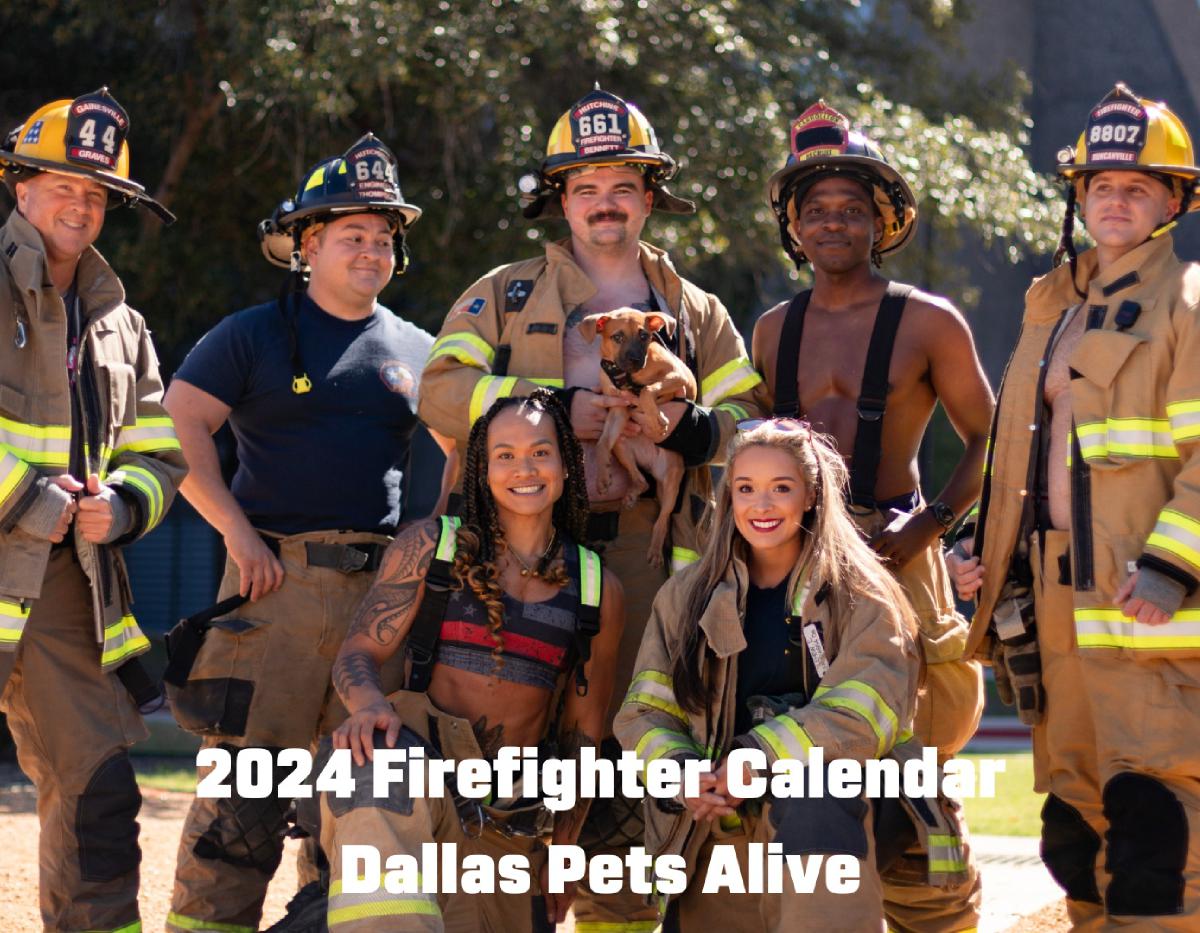 Dallas Pets Alive Firefighter Calendar 2024 | Create Photo Calendars