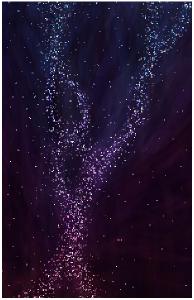 Purple Space Poster