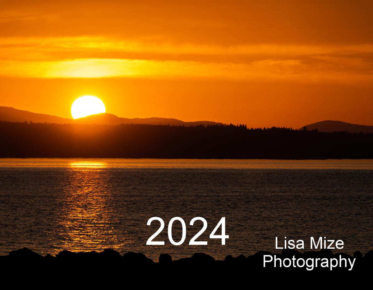 2024 Sunsets on the Salish Sea Calendar