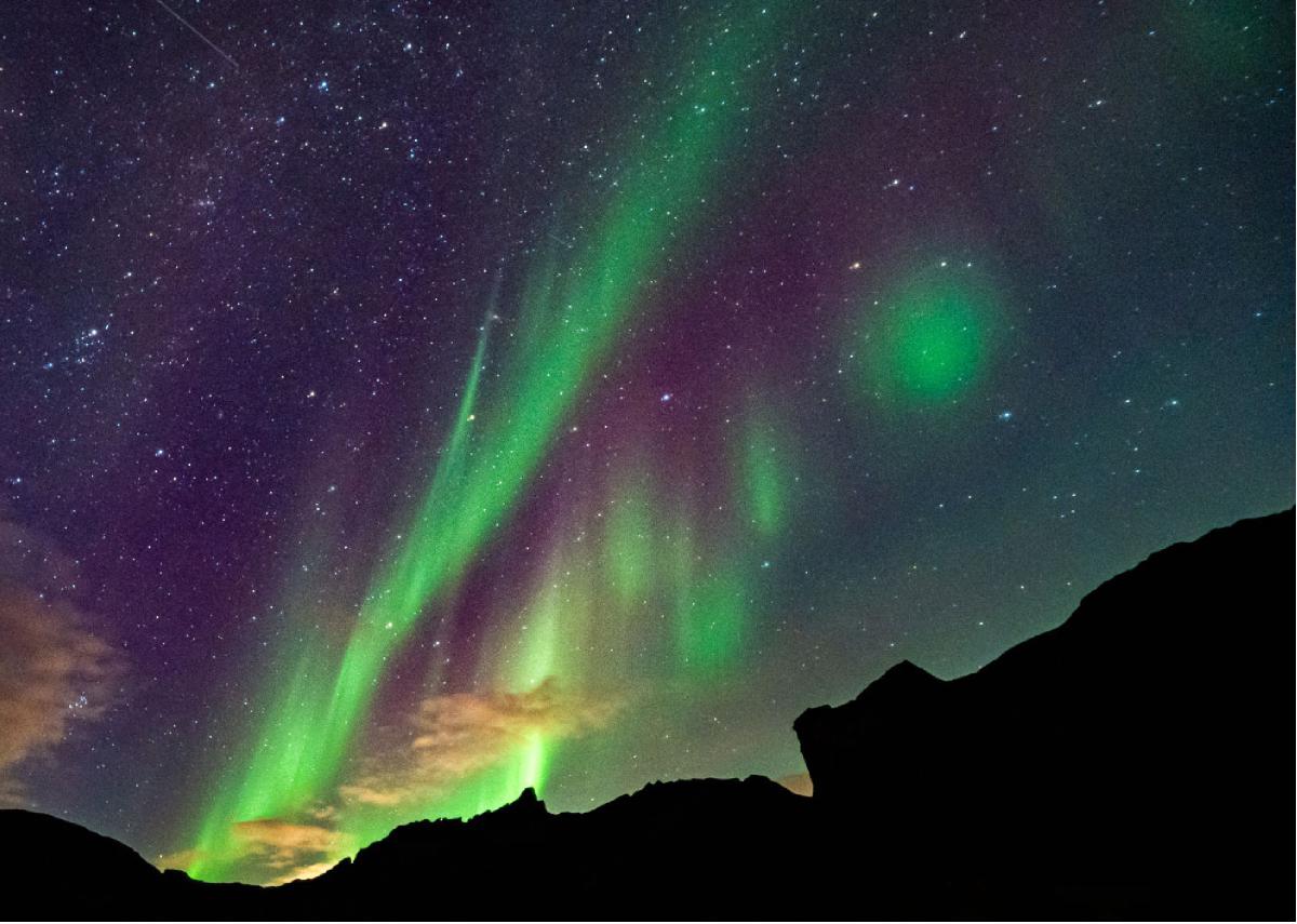 Aurora Borealis, Norway-1 Greeting Card