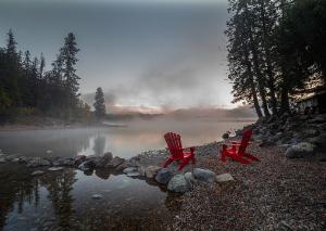 Morning at Lake Mc Donald Greeting Card