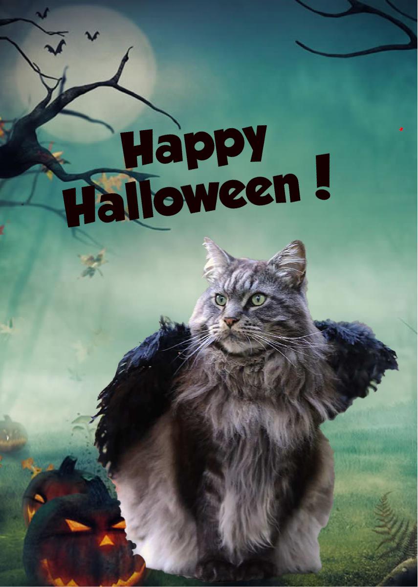 Louis Halloween Card 2