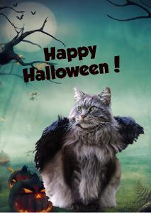 Louis Halloween Card 2