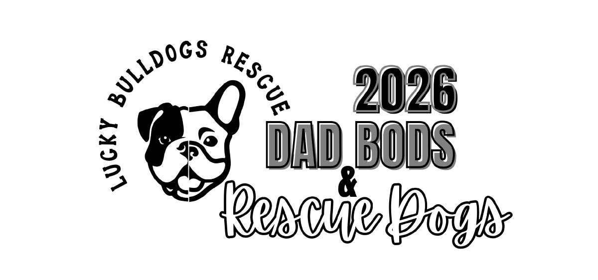 2026 Desk Calendar LBR Dad Bods & Rescue Dogs