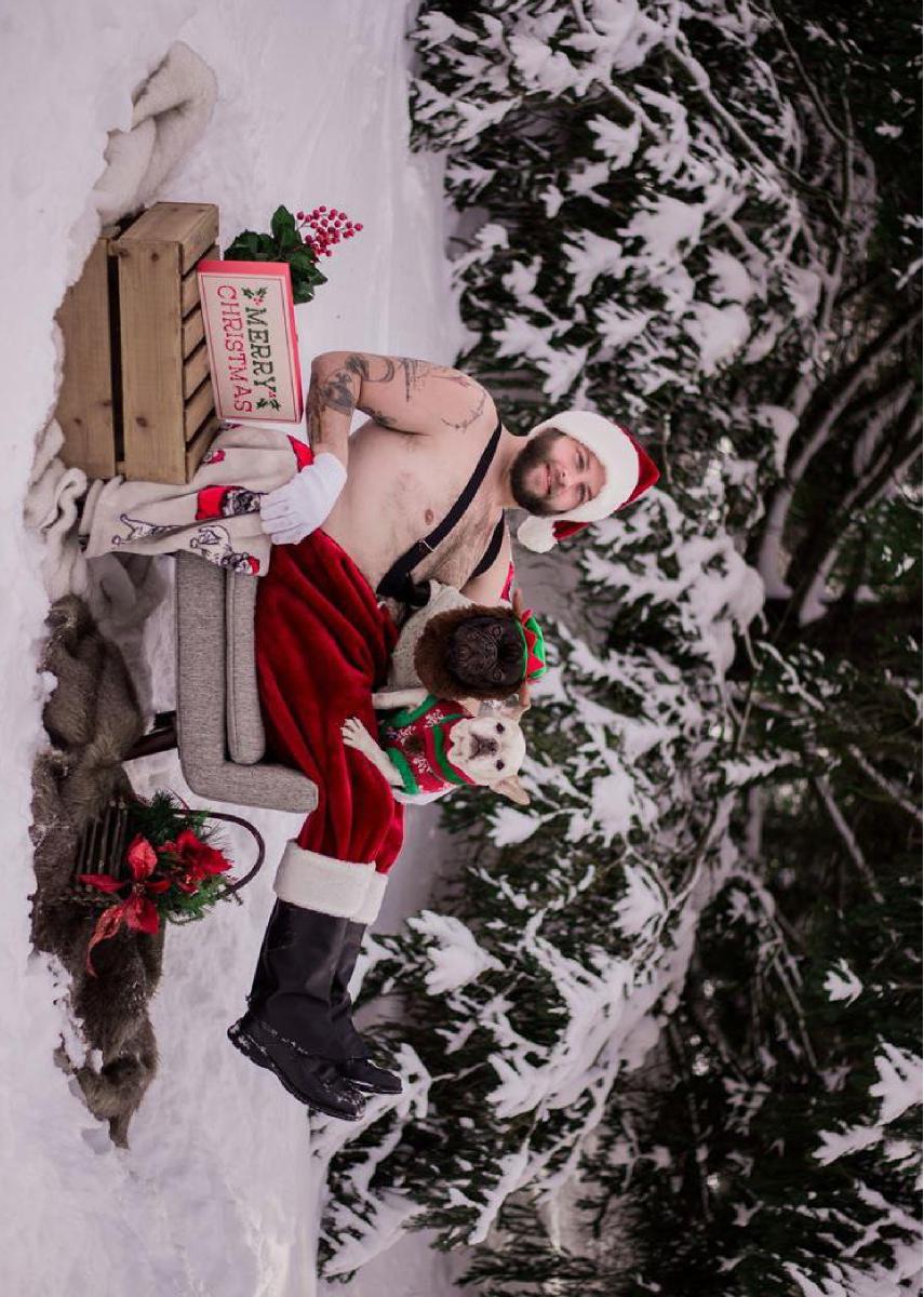 Mr. December Christmas Card