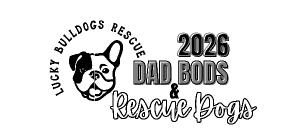 2026 Desk Calendar LBR Dad Bods & Rescue Dogs