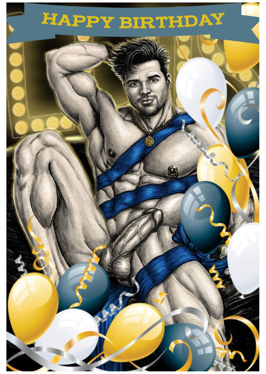 Luis DCluix Birthday Card NSFW 1