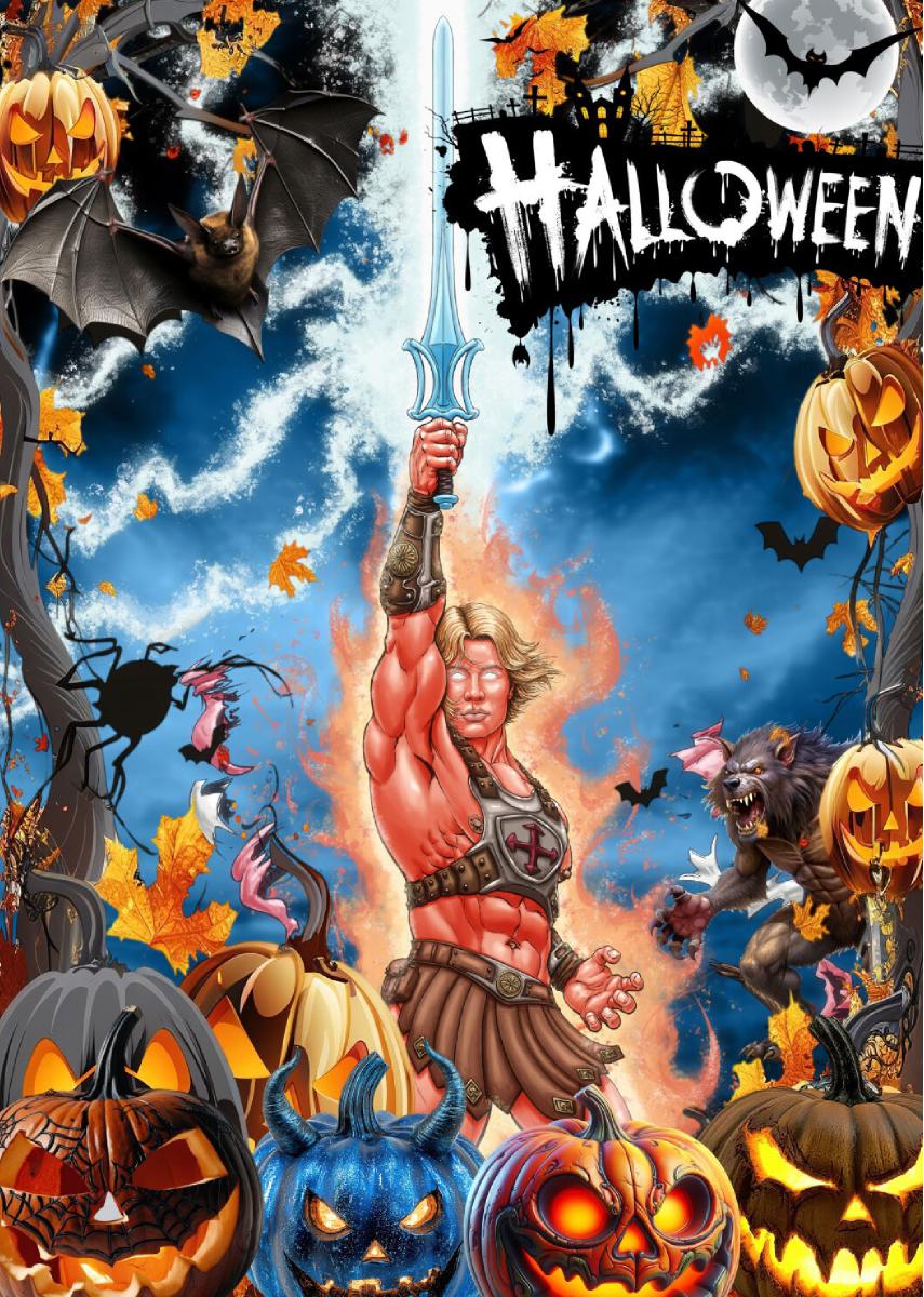 CLX Greeting Card Halloween He-Man