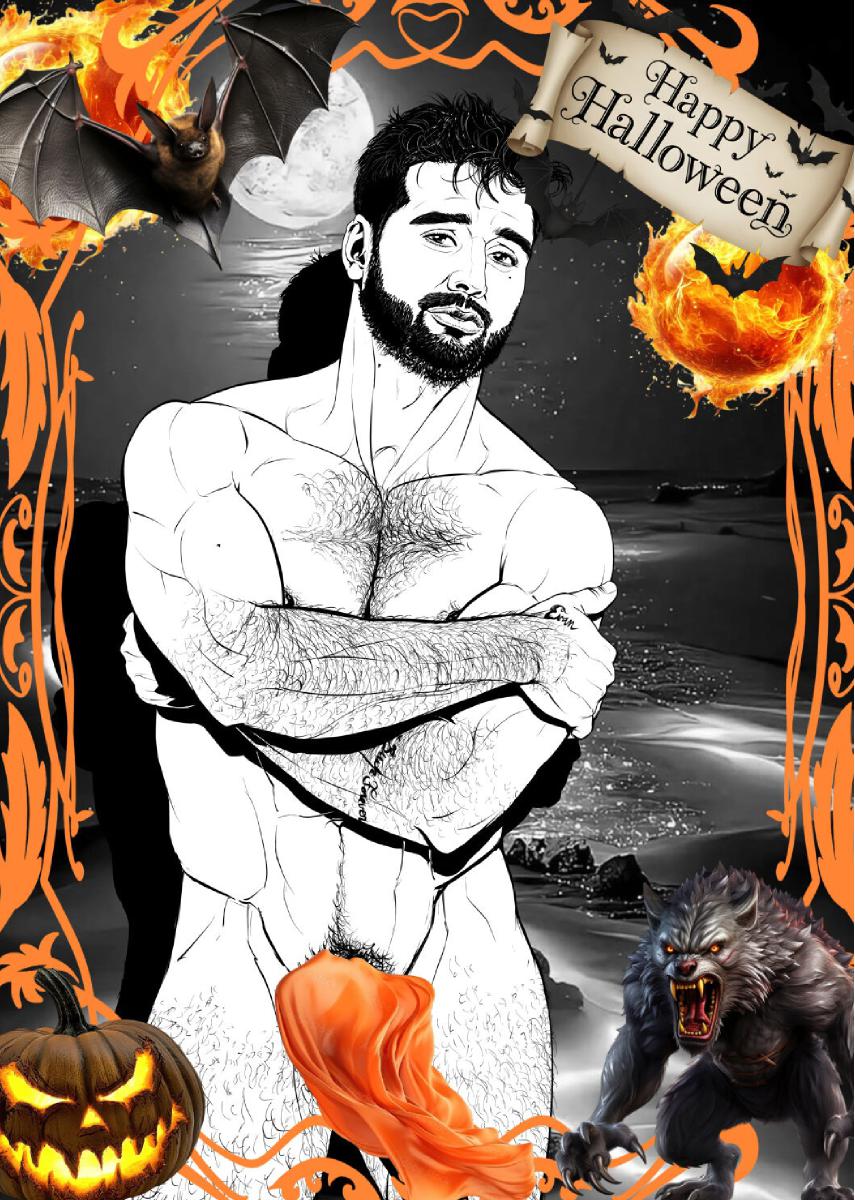 CLX Greeting Card Halloween Eddie Diaz SFW
