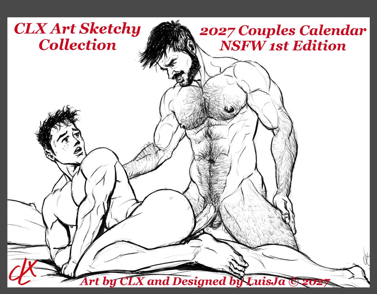 CLX Art Sketchy 2027 Couples Calendar NSFW