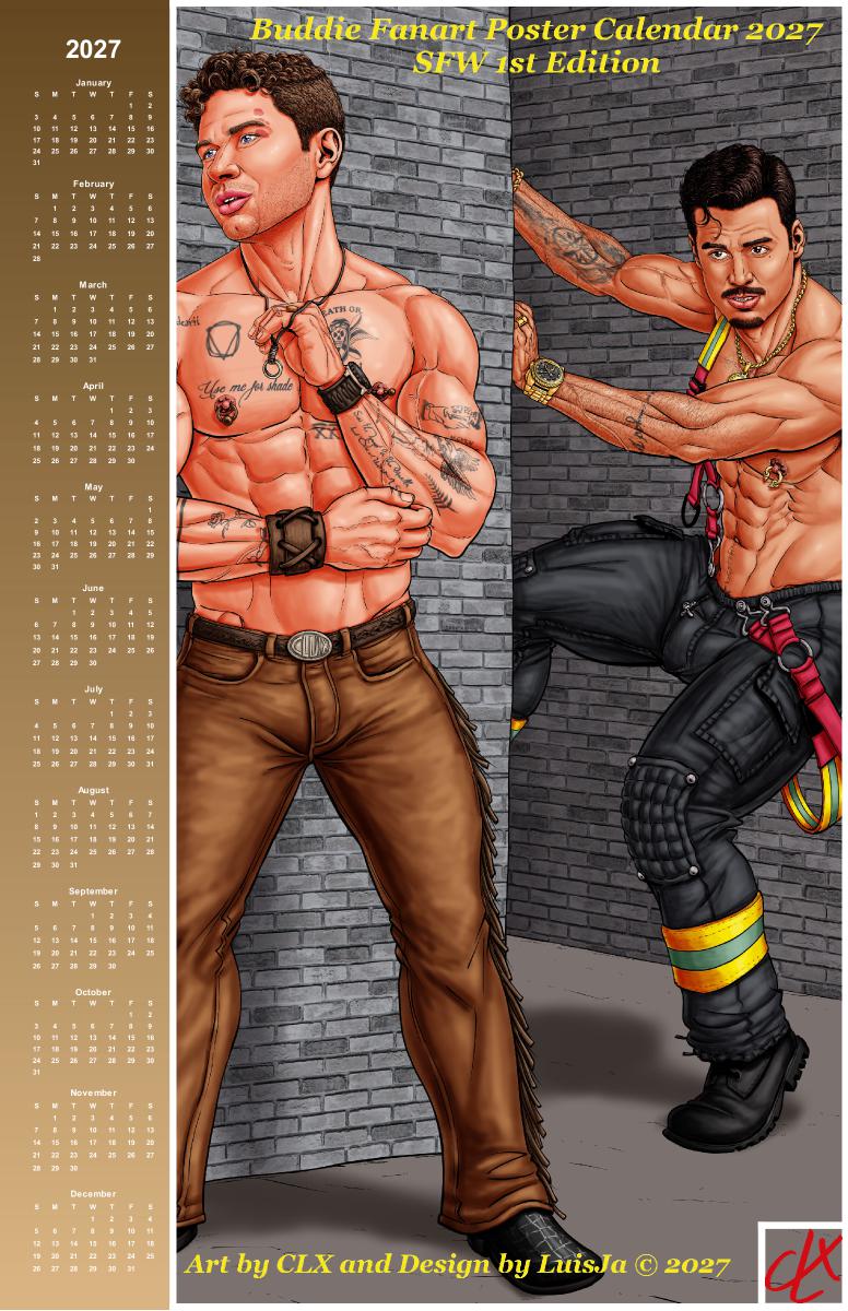 Buddie Poster Calendar 2027 SFW 1st Ed