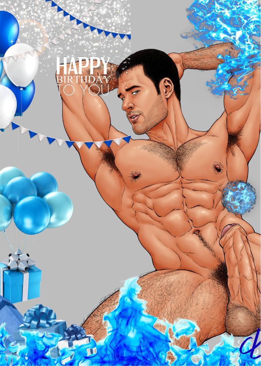 CLX Greeting Card Birthday Eddie 2 NSFW