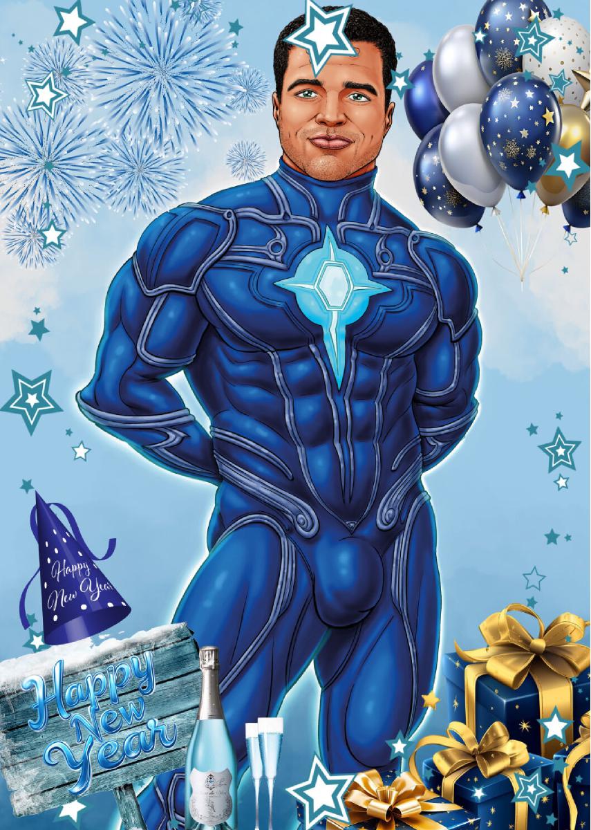 CLX Greeting Card New Years Luis DCluix 4 SFW