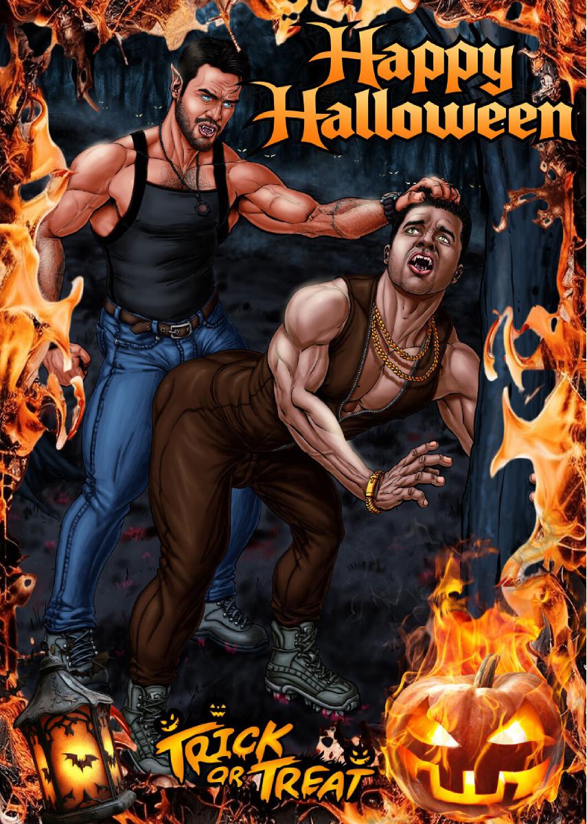 CLX Greeting Card Halloween Luddie SFW