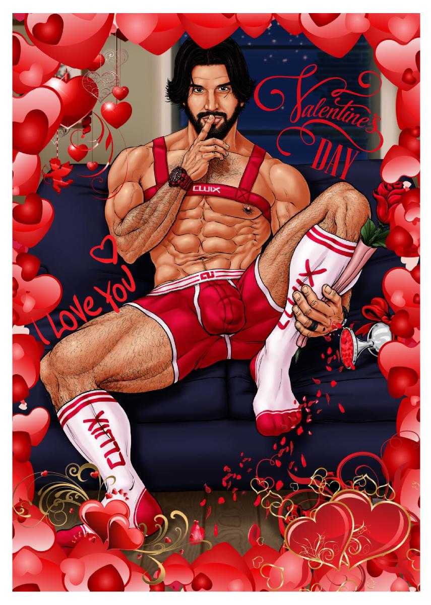 Eddie Diaz Valentines Card SFW 1