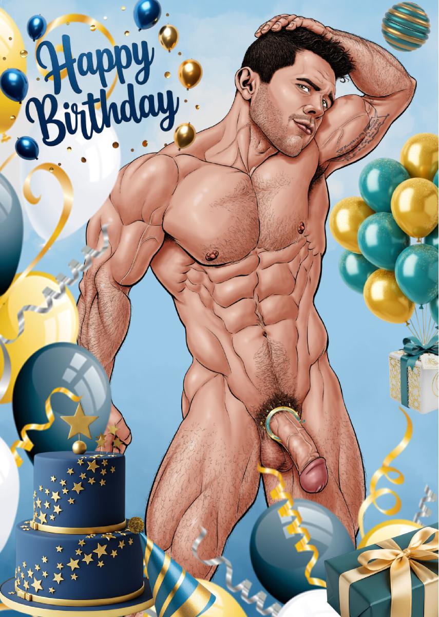 CLX Greeting Card Birthday CarlosGzz 2 NSFW