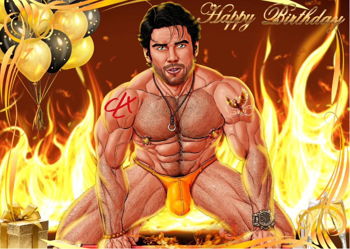 CLX Greeting Card Birthday Hunter McVey 2 SFW